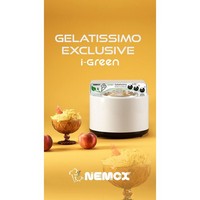 photo gelatissimo exclusive i-green - bianca - fino a 1kg di gelato in 15-20 minuti 10